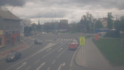 Křižovatka ulic Komenského a Velké Novosady