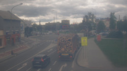 Křižovatka ulic Komenského a Velké Novosady