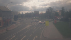 Křižovatka ulic Komenského a Velké Novosady