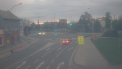 Křižovatka ulic Komenského a Velké Novosady