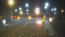 Křižovatka ulic Komenského a Velké Novosady