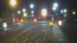 Křižovatka ulic Komenského a Velké Novosady