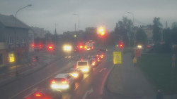 Křižovatka ulic Komenského a Velké Novosady