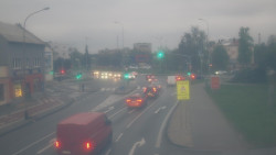 Křižovatka ulic Komenského a Velké Novosady