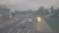 Křižovatka ulic Komenského a Velké Novosady