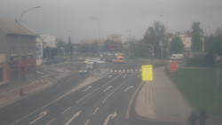 Křižovatka ulic Komenského a Velké Novosady