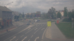 Křižovatka ulic Komenského a Velké Novosady