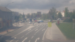 Křižovatka ulic Komenského a Velké Novosady