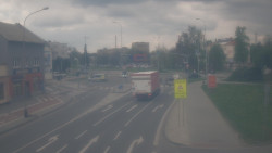 Křižovatka ulic Komenského a Velké Novosady