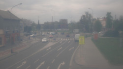 Křižovatka ulic Komenského a Velké Novosady