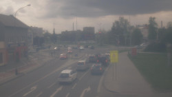 Křižovatka ulic Komenského a Velké Novosady