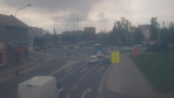 Křižovatka ulic Komenského a Velké Novosady