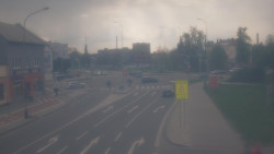 Křižovatka ulic Komenského a Velké Novosady