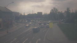 Křižovatka ulic Komenského a Velké Novosady