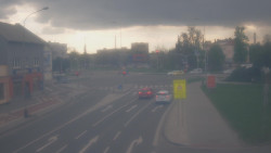 Křižovatka ulic Komenského a Velké Novosady