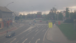 Křižovatka ulic Komenského a Velké Novosady