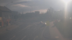 Křižovatka ulic Komenského a Velké Novosady