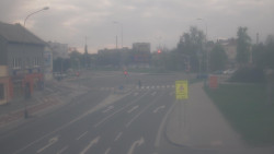 Křižovatka ulic Komenského a Velké Novosady