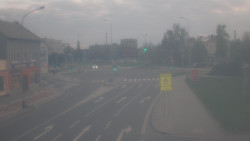 Křižovatka ulic Komenského a Velké Novosady