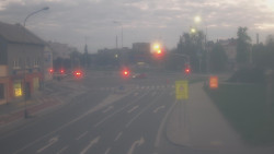 Křižovatka ulic Komenského a Velké Novosady