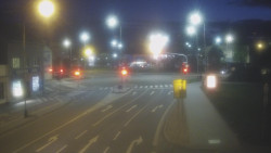 Křižovatka ulic Komenského a Velké Novosady