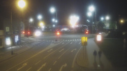 Křižovatka ulic Komenského a Velké Novosady