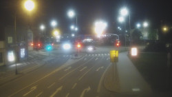 Křižovatka ulic Komenského a Velké Novosady