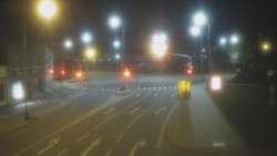 Křižovatka ulic Komenského a Velké Novosady