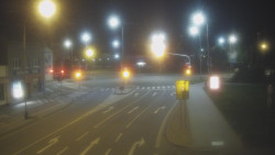 Křižovatka ulic Komenského a Velké Novosady