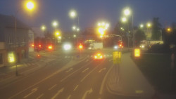 Křižovatka ulic Komenského a Velké Novosady