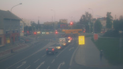 Křižovatka ulic Komenského a Velké Novosady