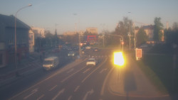 Křižovatka ulic Komenského a Velké Novosady