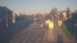 Křižovatka ulic Komenského a Velké Novosady