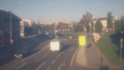 Křižovatka ulic Komenského a Velké Novosady