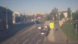 Křižovatka ulic Komenského a Velké Novosady