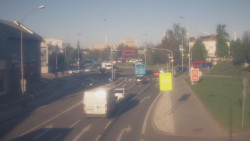 Křižovatka ulic Komenského a Velké Novosady