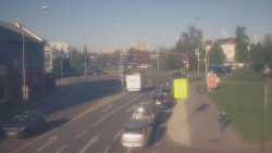 Křižovatka ulic Komenského a Velké Novosady