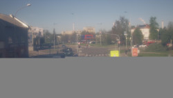 Křižovatka ulic Komenského a Velké Novosady