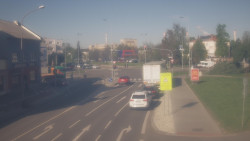 Křižovatka ulic Komenského a Velké Novosady