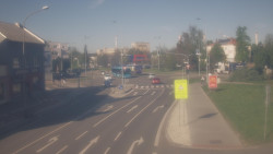 Křižovatka ulic Komenského a Velké Novosady