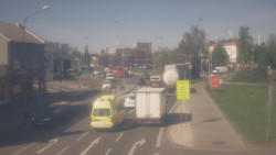 Křižovatka ulic Komenského a Velké Novosady