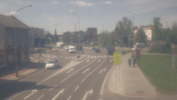 Křižovatka ulic Komenského a Velké Novosady