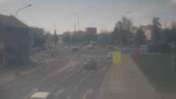 Křižovatka ulic Komenského a Velké Novosady