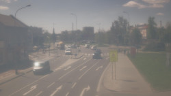 Křižovatka ulic Komenského a Velké Novosady