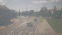 Křižovatka ulic Komenského a Velké Novosady