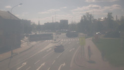 Křižovatka ulic Komenského a Velké Novosady