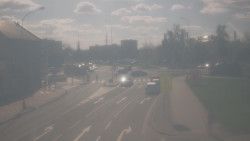 Křižovatka ulic Komenského a Velké Novosady