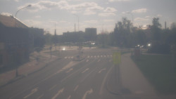 Křižovatka ulic Komenského a Velké Novosady