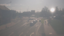 Křižovatka ulic Komenského a Velké Novosady