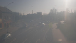 Křižovatka ulic Komenského a Velké Novosady